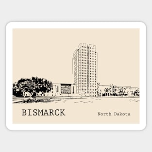 Bismarck North Dakota Sticker